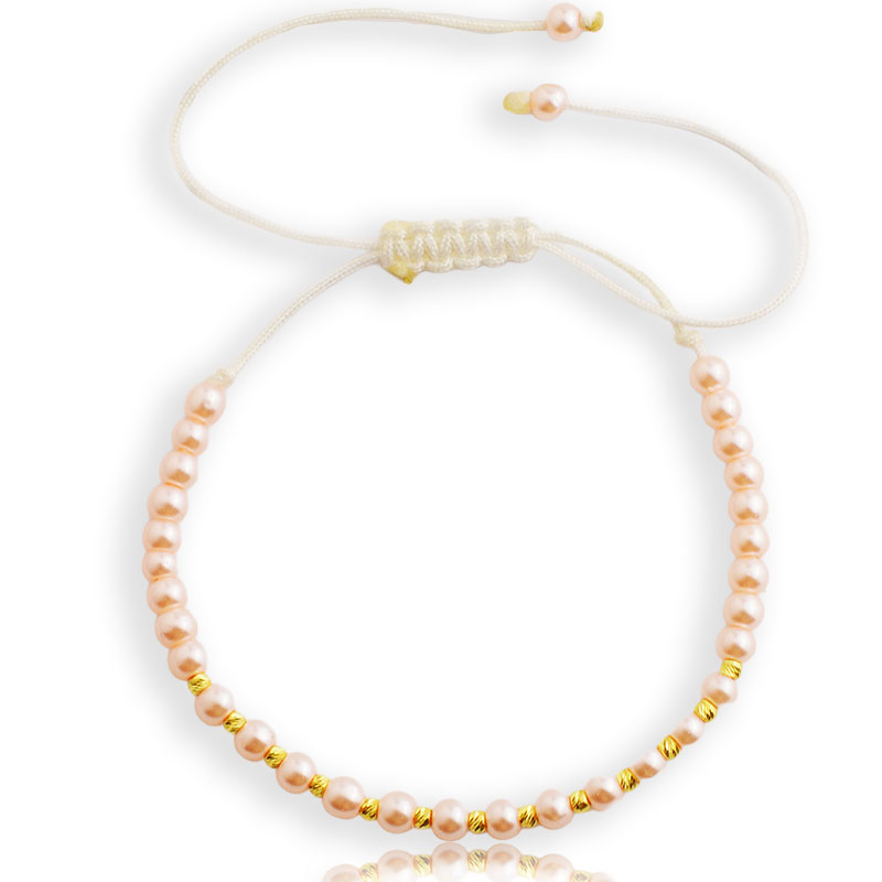 Злато на конец с перла (3mm)