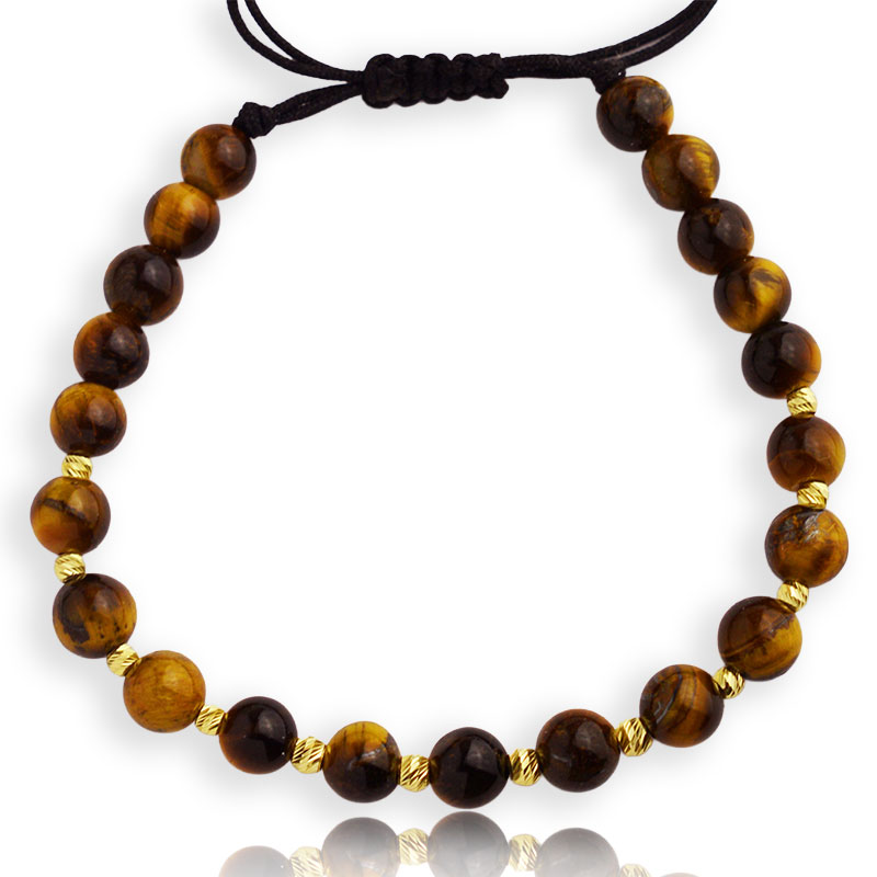 Злато на конец с тигрово око