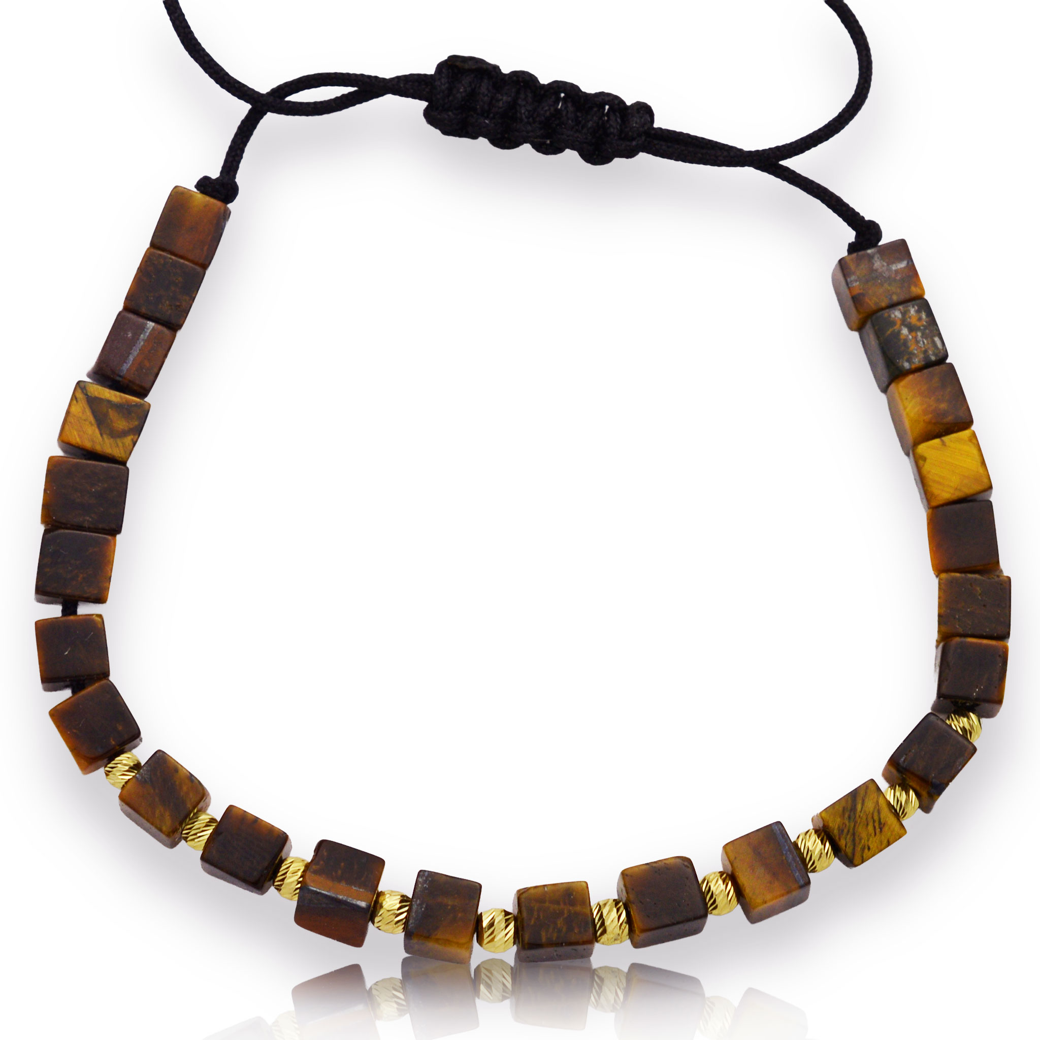 Злато на конец с тигрово око