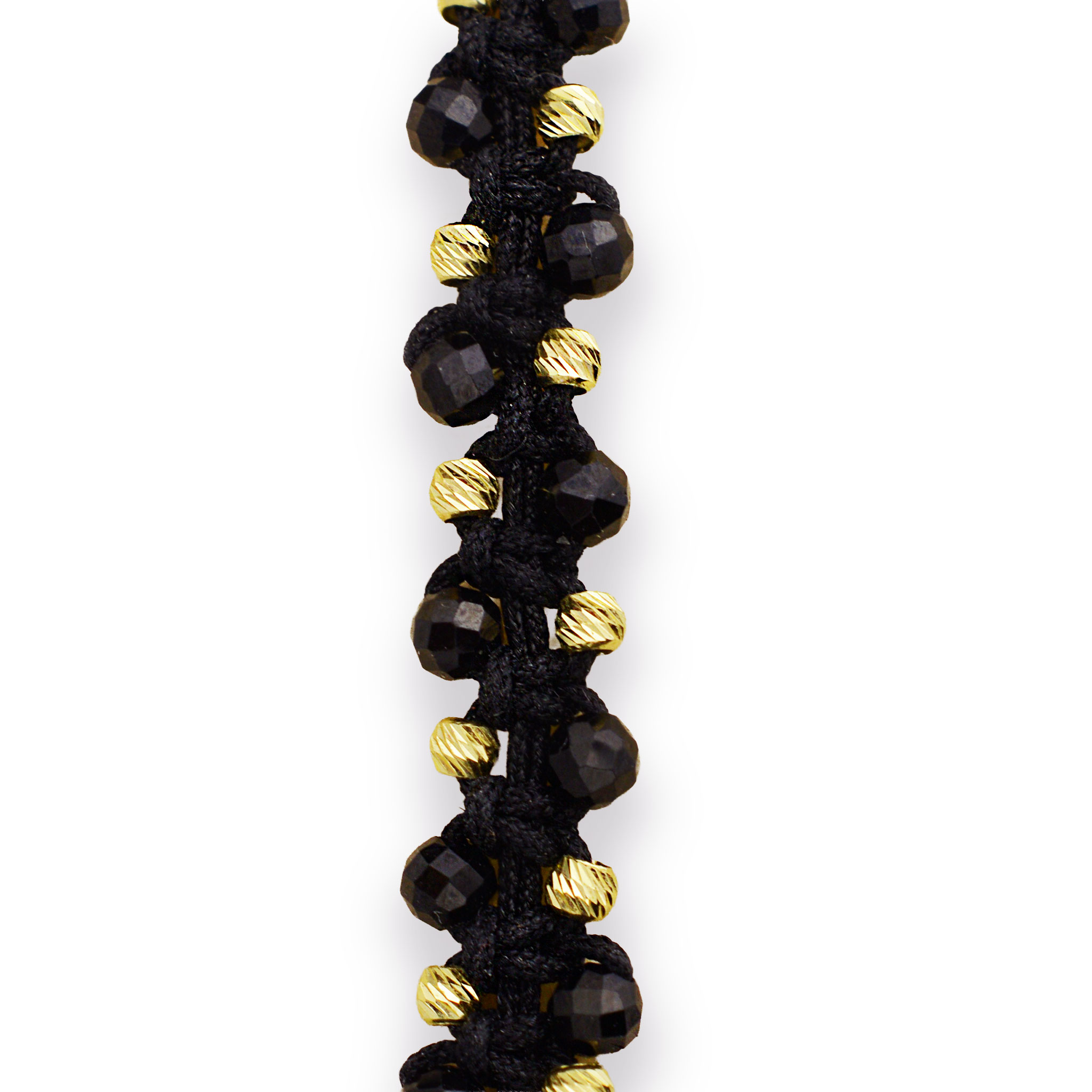 Злато на конец с оникс