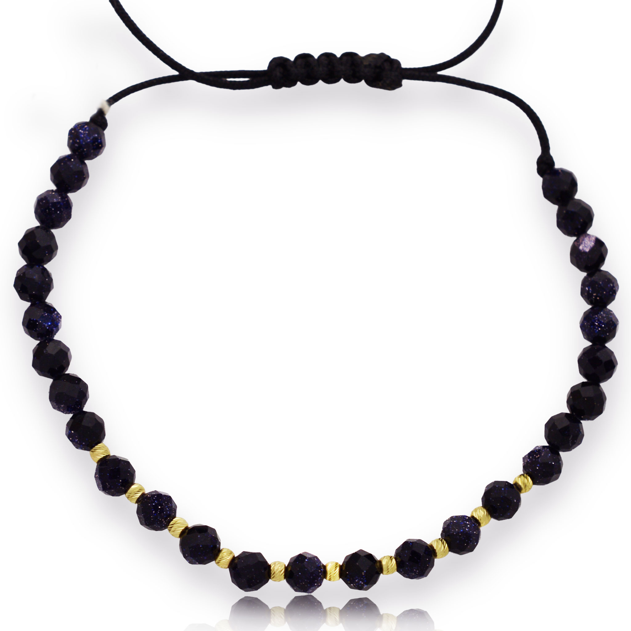 Злато на конец с авантюрин