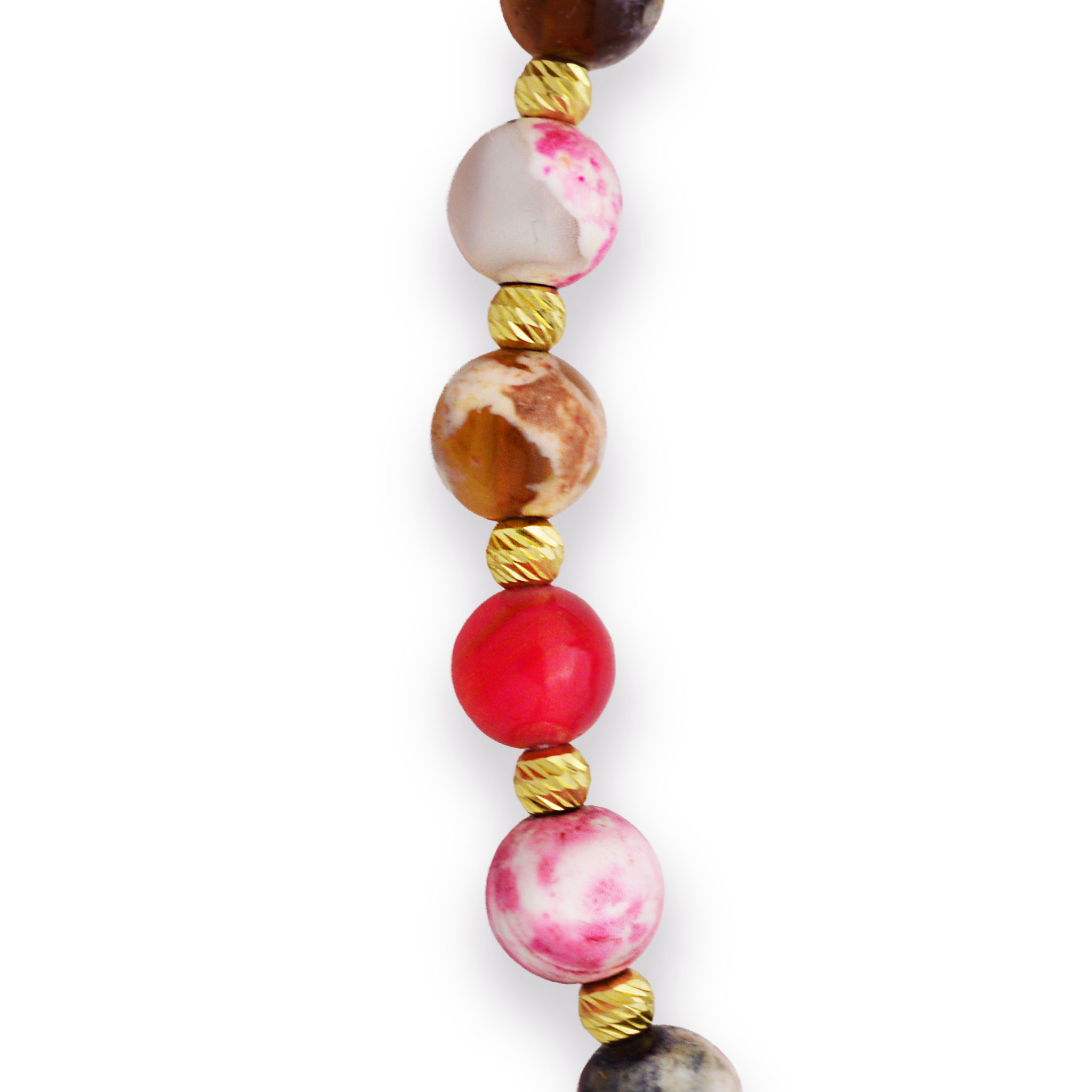 Злато на конец с яспис