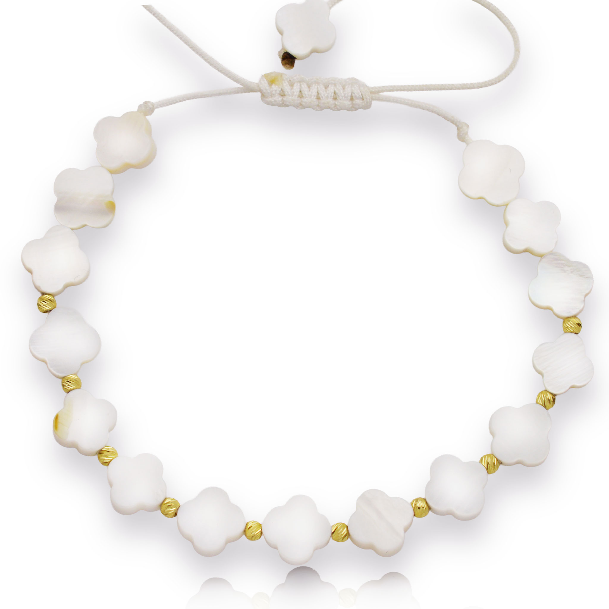 Злато на конец със седеф