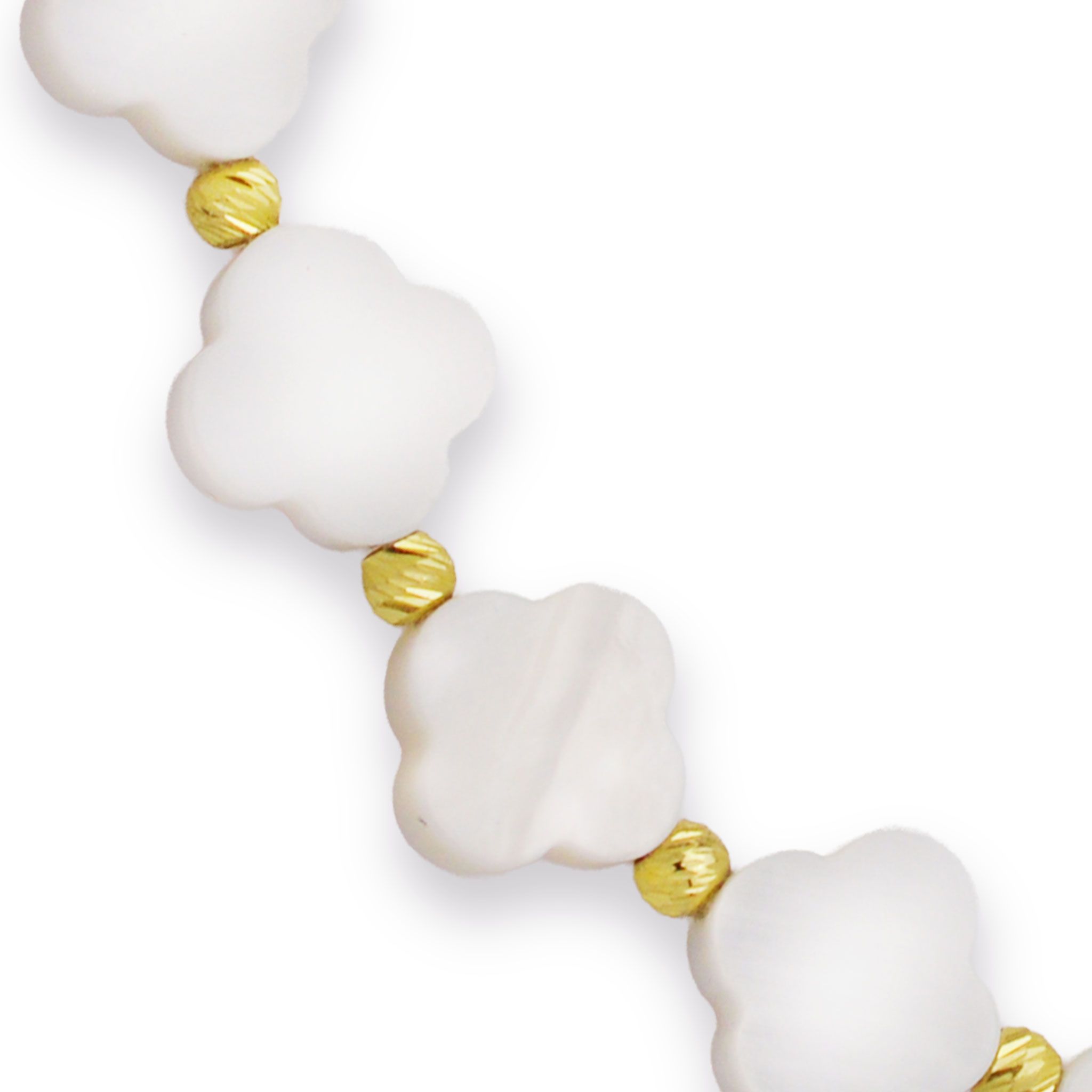 Злато на конец със седеф