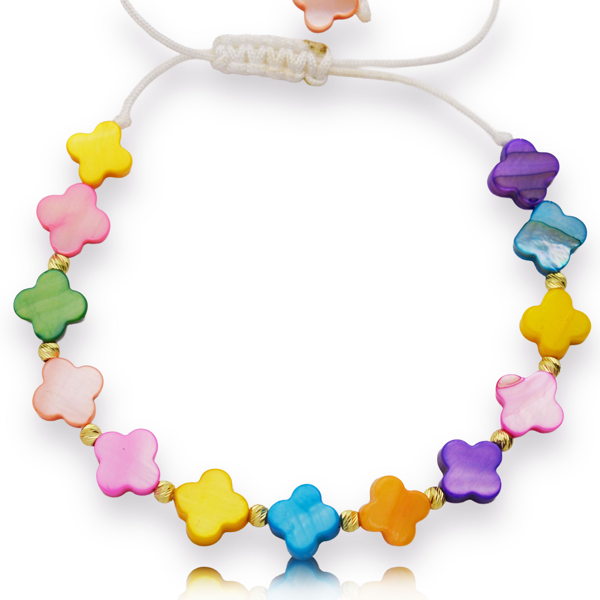 Злато на конец със седеф